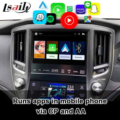 Lsailt Interface Apple CarPlay sans fil pour Crown S210 2013-2016 AWS210 GRS210 GWS214 GWS215 Majesta Athlete Royal Saloon Support Caméra arrière, Android Auto