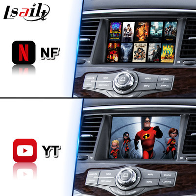 Interface vidéo multimédia Android pour Nissan Patrol Y62 version australienne 2020