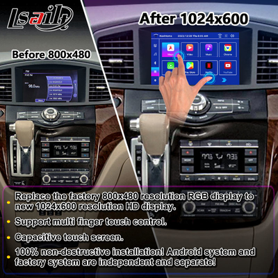 Moniteur d'affichage multimédia Android pour Nissan Quest E52 2011-2017