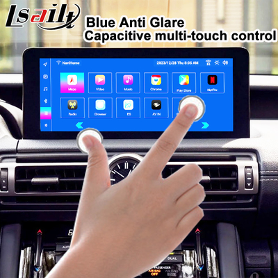 Écran Android Lexus 10,25 pouces Qualcomm 8 cœurs GPS Navigation CarPlay Affichage pour Lexus IS300 IS250 IS350 2020-2023