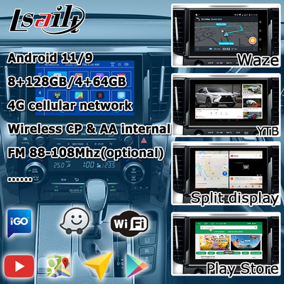 Toyota Alphard Vellfire AH40 Interface vidéo de jeu de voiture Android