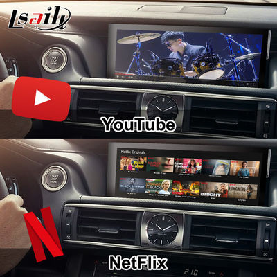 Android 13 Écran Android 10,25 pouces Affichage multimédia pour Lexus IS200T IS300H 2015-2020 WIFI, HDMI, Bluetooth, CarPlay sans fil