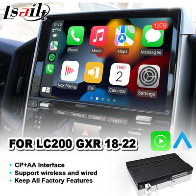 Boîte de navigation de 4+64GB GXR GPS, interface d'Android Carplay pour le Toyota Land Cruiser LC200 GX-R
