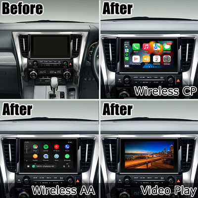 Toyota Alphard Vellfire AH30 série pur style OEM Carplay boîte automatique Android modèle 2015-2022