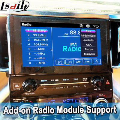 Module de mise à niveau automatique sans fil Apple CarPlay / Android pour Alphard Série 30 Vellfire Toyota Prise en charge de la radio FM, de l'a/c, du miroir, des caméras