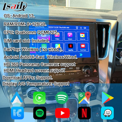 Système d'interface visuel de multimédia d'Audi A4L A5 Q5 d'interface de navigation d'Aotomobile