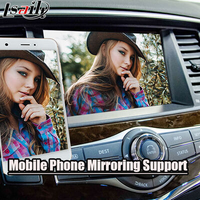 Interface CarPlay pour la patrouille 2020-2023 Nissan Y62 Version australienne intégrée sans fil Android Auto, rétroviseur de téléphone portable, caméra arrière