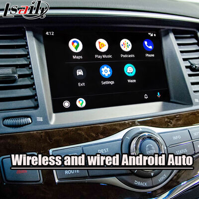 Interface CarPlay pour la patrouille 2020-2023 Nissan Y62 Version australienne intégrée sans fil Android Auto, rétroviseur de téléphone portable, caméra arrière