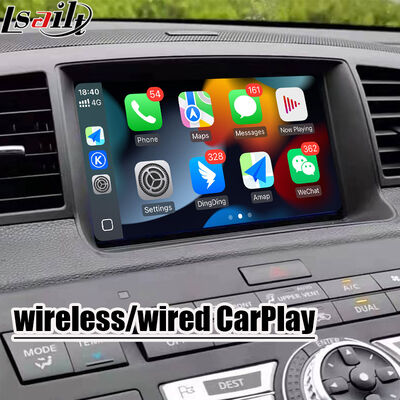 Lsailt 8 pouces Écran CarPlay pour Nissan Fuga (Y50) Infiniti 350GT 2005-2008 Android Auto, Réflexion, Affichage tactile HD