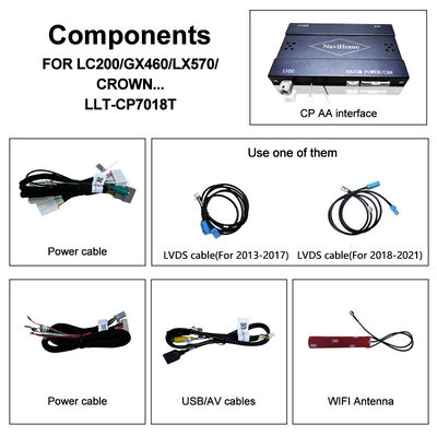 Interface Apple CarPlay pour le Crown S210 AWS210 GRS210 GWS214 GWS215 Majesta Athlete Royal Saloon Intégré Android automatique, caméra arrière, climat AC