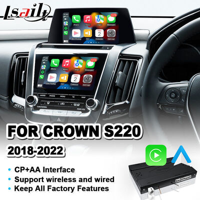 Lsailt Wireless Android Auto Carplay Interface pour le 2018-2022 Toyota Crown S220