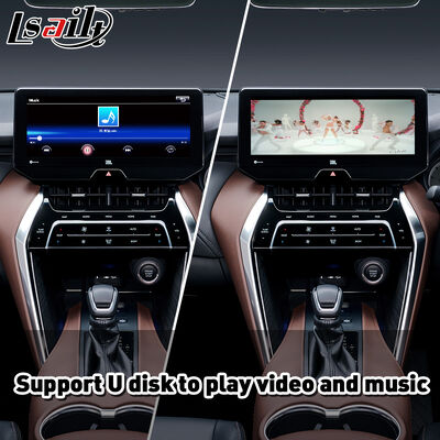 Interface Lsailt Android Auto Wireless Carplay pour Toyota Harrier Venza 2020-Présent Support Module Radio