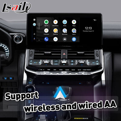 Lsailt Wireless Android Auto Carplay Interface pour 2021-2024 Toyota Land Cruiser 300 GX-R VX-R GR GR-S Sahara ZX VX LC300