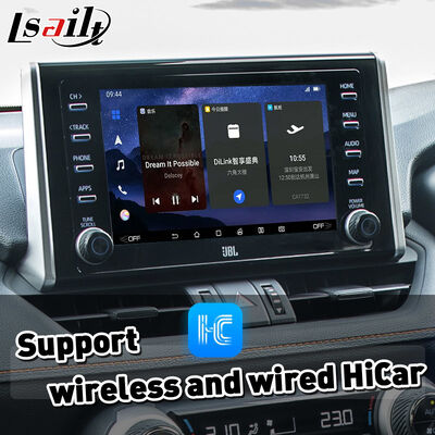 Lsailt Wireless Android Auto Carplay Interface pour le Toyota RAV4 Majesty 2018-2023
