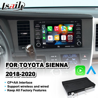 Interface Lsailt Android Auto Carplay sans fil pour Toyota Sienna 2018-2020
