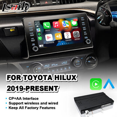 Interface Lsailt sans fil Android Auto Carplay pour Toyota Hilux 2019-Présent