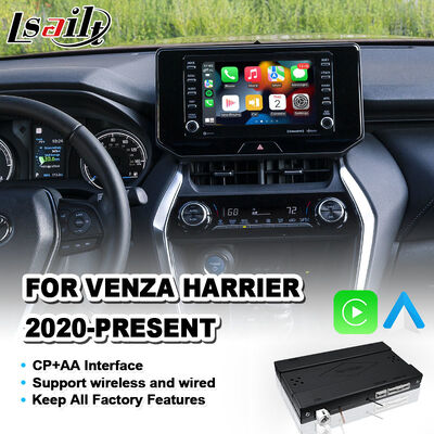 Interface Lsailt sans fil Android Auto Carplay pour Toyota Venza Harrier 2020-Présent