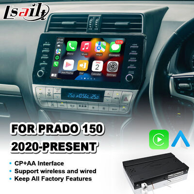 Lsailt Wireless Android Auto Carplay Interface pour le Toyota Land Cruiser Prado 150 de 2020 et actuel