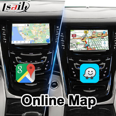 Lsait Android Navigation Interface vidéo multimédia pour 2015-2020 Cadillac Escalade Système CUE avec Carplay