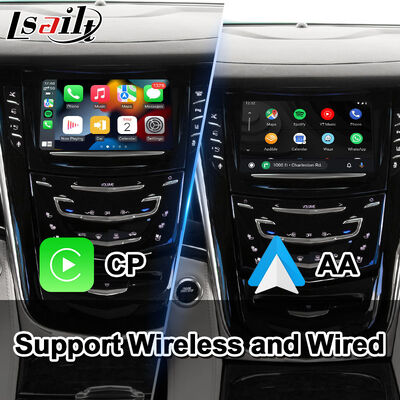 Lsait Android Navigation Interface vidéo multimédia pour 2015-2020 Cadillac Escalade Système CUE avec Carplay
