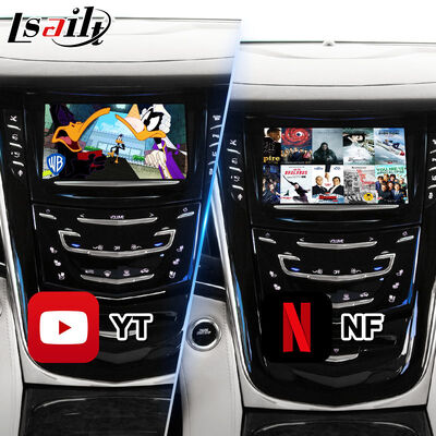 Lsait Android Navigation Interface vidéo multimédia pour 2015-2020 Cadillac Escalade Système CUE avec Carplay