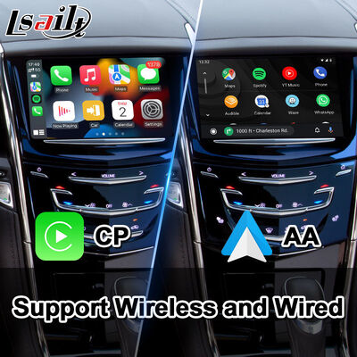 Interface vidéo de navigation Android pour le système Cadillac ATS CUE 2014-2019 avec Carplay
