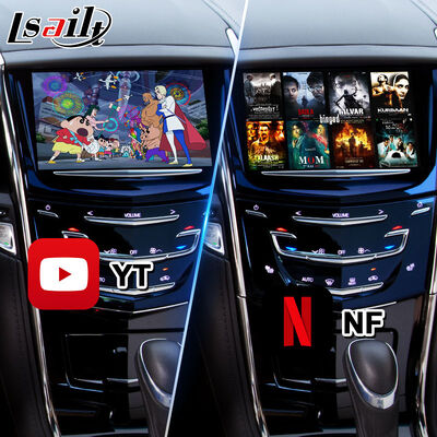 Interface vidéo de navigation Android pour le système Cadillac ATS CUE 2014-2019 avec Carplay