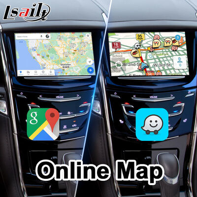 Interface vidéo de navigation Android pour le système Cadillac ATS CUE 2014-2019 avec Carplay