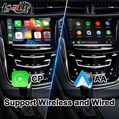 Interface de navigation vidéo GPS Android Lsailt pour système CUE Cadillac CTS 2013-2019 avec Carplay