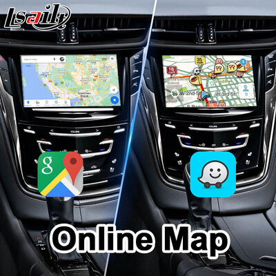 Interface de navigation vidéo GPS Android Lsailt pour système CUE Cadillac CTS 2013-2019 avec Carplay