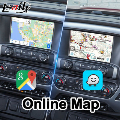 Interface vidéo de navigation de voiture Android pour 2014-2019 GMC Sierra 1500 2500 3500 Système Intellilink