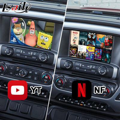 Interface vidéo de navigation de voiture Android pour 2014-2019 GMC Sierra 1500 2500 3500 Système Intellilink