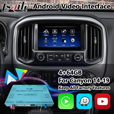 Interface multimédia vidéo Android Lsailt pour système Intellilink GMC Canyon 2015-2020 avec Carplay