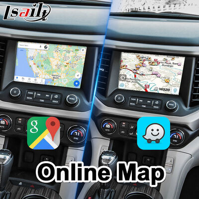 Lsailt Système de navigation GPS Android Interface Carplay pour 2016-2019 Système Intellilink GMC Acadia