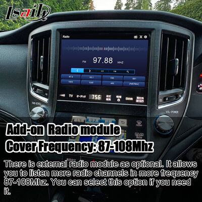 Interface vidéo multimédia Android 13 pour Crown S210 AWS210 GRS210 GWS214 GWS215 Majesta Athlete Royal Saloon Mise à niveau de l'écran d'origine avec CarPlay sans fil