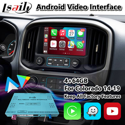 Lsailt Android Auto Carplay Interface multimédia pour le système Mylink de Chevrolet Colorado 2014-2020