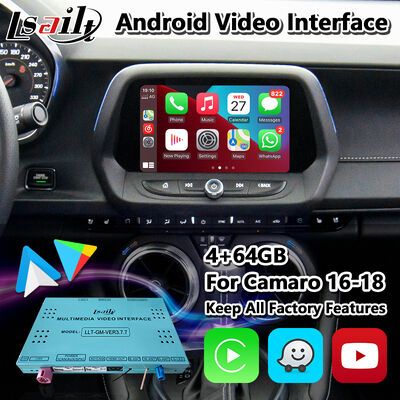 Lsailt Navigation Android Carplay Interface multimédia pour Chevrolet Camaro