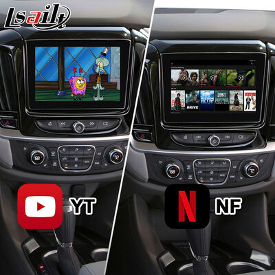 Interface multimédia Android CarPlay pour Chevrolet Traverse avec navigation GPS