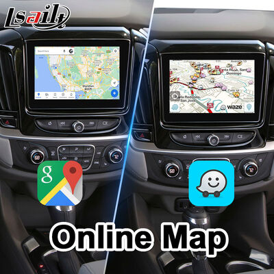 Interface multimédia Android CarPlay pour Chevrolet Traverse avec navigation GPS