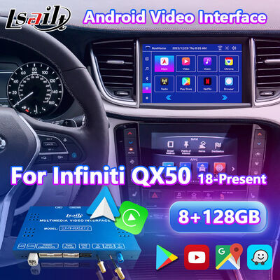 Interface multimédia vidéo Lsailt Android Carplay pour Infiniti QX50 2018-2022