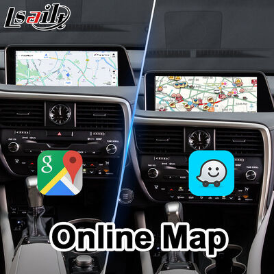 Interface vidéo Lsailt Android Carplay pour Lexus 2016-2019 RX 350 RX450h RX200t RX350L RX450L RX300 RX350