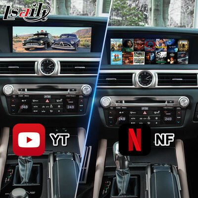 Interface multimédia Android pour voiture pour Lexus GS300h GS200t GS350 GS450h GSF GS L10 2016-2020