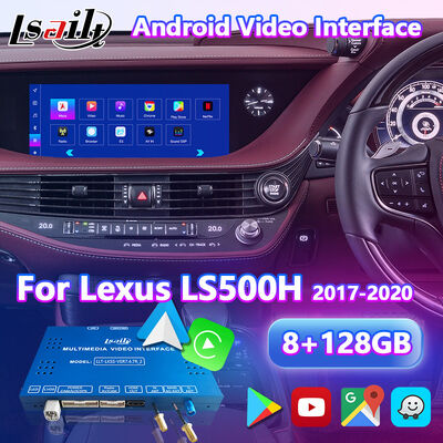 Interface vidéo Lsailt Android Carplay pour Lexus 2017-2020 LS500 LS500h