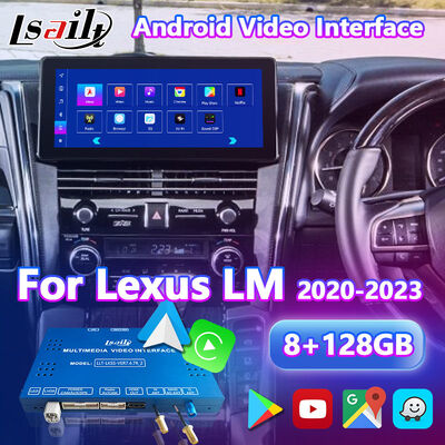 Interface vidéo multimédia Android pour 2020-2023 Lexus LM 350 LM300h LM350