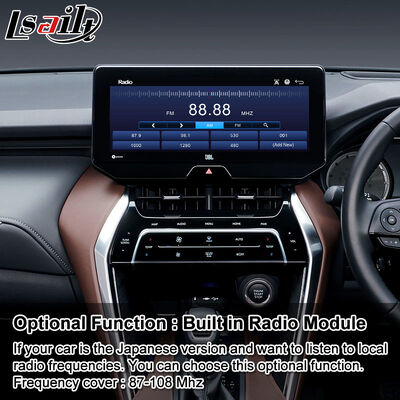 Lsailt Android Carplay Navigation Interface vidéo pour le module de radio de support Toyota Harrier Venza actuel 2020