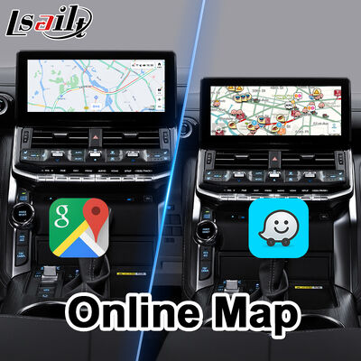 Lsailt Android Navigation Interface de jeu de voiture pour 2021-2024 Toyota Land Cruiser 300 GX-R VX-R GR GR-S Sahara ZX VX LC300
