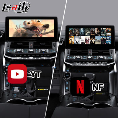 Lsailt Android Navigation Interface de jeu de voiture pour 2021-2024 Toyota Land Cruiser 300 GX-R VX-R GR GR-S Sahara ZX VX LC300