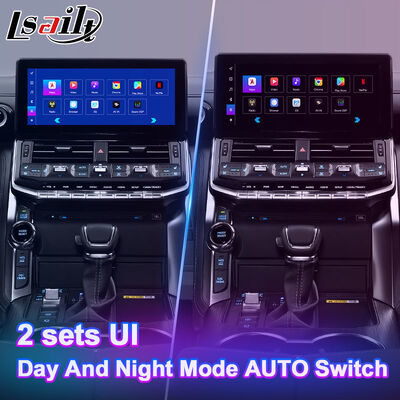 Lsailt Android Navigation Interface de jeu de voiture pour 2021-2024 Toyota Land Cruiser 300 GX-R VX-R GR GR-S Sahara ZX VX LC300