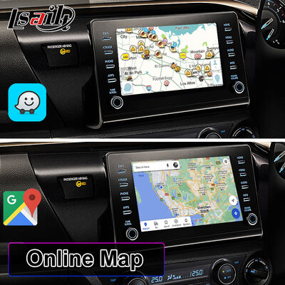 Lsailt Android Navigation Interface vidéo multimédia pour le Toyota Hilux 2019