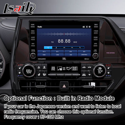 Interface de navigation multimédia CarPlay pour voiture Android Lsailt pour Toyota Highlander 2020-Présent